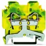 Клеммы WAGO 2-проводные с заземлением для DIN-рейки CAGE CLAMP® 6 мм 1132216