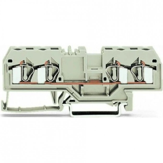 Клеммы проходные WAGO 4-проводные для DIN-рейки Ex e II CAGE CLAMP® 4 мм 1132220