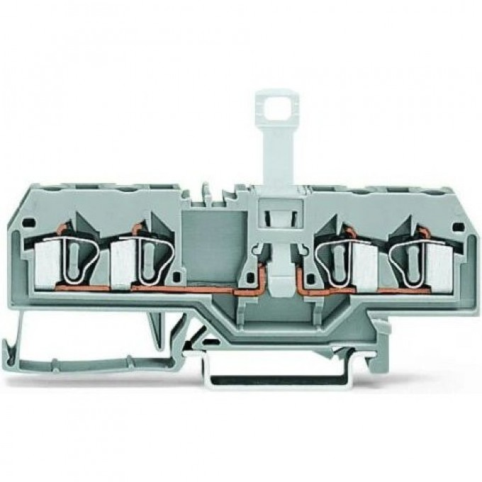 Клеммы 4-проводные с размыкателем WAGO CAGE CLAMP® 4 мм для DIN-рейки 35x15 и 35x7.5 1132229