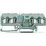 Клеммы базовые 4-проводные WAGO CAGE CLAMP® для DIN-рейки 35x15 и 35x7.5 мм 1132233