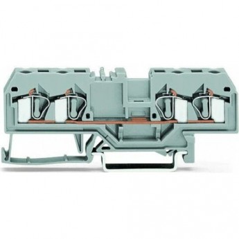 Клеммы проходные 4-проводные WAGO CAGE CLAMP® для DIN-рейки 35 мм 1132261 Клеммы проходные 4-проводные WAGO CAGE CLAMP® для DIN-рейки 35 мм 1132261