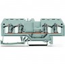 Клеммы проходные 4-проводные WAGO CAGE CLAMP® для DIN-рейки 35 мм 1132261
