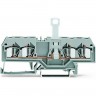 Клеммы с размыкателем 4-проводные WAGO CAGE CLAMP® для DIN-рейки 35 мм синие 1132262