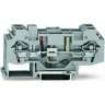 Клеммы с заземлением проводника и размыкателем WAGO CAGE CLAMP® 24 В 6.00 мм 1132303