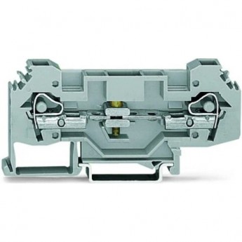 Клеммы с размыкателем / тестовые WAGO CAGE CLAMP® 2-проводные 6.00 мм серые 1132307 Клеммы с размыкателем / тестовые WAGO CAGE CLAMP® 2-проводные 6.00 мм серые 1132307