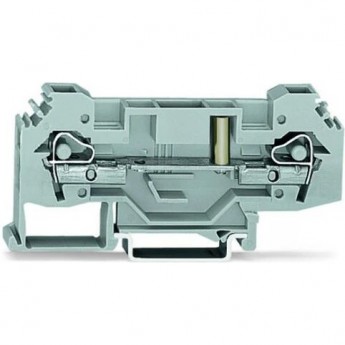 Клеммы проходные 2-проводные WAGO CAGE CLAMP® 6 мм для DIN-рейки с тестированием 4 мм 1132308