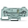 Клеммы проходные 2-проводные WAGO CAGE CLAMP® 6 мм для DIN-рейки с тестированием 4 мм 1132308