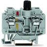 Клеммы с предохранителем WAGO CAGE CLAMP® для DIN-рейки, 2-проводные, со светодиодной индикацией, 6 мм 1132312