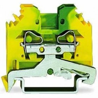 Клеммы с заземлением WAGO CAGE CLAMP® 2-проводные 4 мм для DIN-рейки 1132371 Клеммы с заземлением WAGO CAGE CLAMP® 2-проводные 4 мм для DIN-рейки 1132371