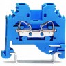 Клеммы проходные WAGO 2-проводные для исполнений Ex i CAGE CLAMP® 4 мм синие 1132372