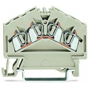 Клеммы проходные 4-проводные WAGO CAGE CLAMP® 2.5 мм Ex e II для DIN-рейки 1132376 Клеммы проходные 4-проводные WAGO CAGE CLAMP® 2.5 мм Ex e II для DIN-рейки 1132376