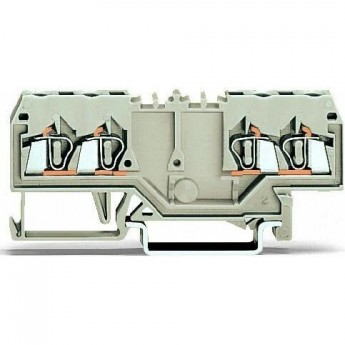 Клеммы двухпотенциальные WAGO CAGE CLAMP® 2.5 мм для DIN-рейки Ex e II 1132377