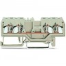 Клемма проходная 4-проводная WAGO CAGE CLAMP® 2.5 мм для DIN-рейки Ex e II 1132378