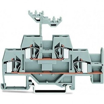 Двухуровневые проходные клеммы WAGO CAGE CLAMP® для DIN-рейки 4 мм 1132398 Двухуровневые проходные клеммы WAGO CAGE CLAMP® для DIN-рейки 4 мм 1132398
