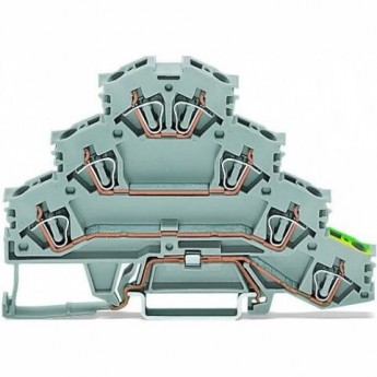 Четырехуровневые клеммы для подключения электродвигателей WAGO CAGE CLAMP® 2.5 мм 1132464 Четырехуровневые клеммы для подключения электродвигателей WAGO CAGE CLAMP® 2.5 мм 1132464