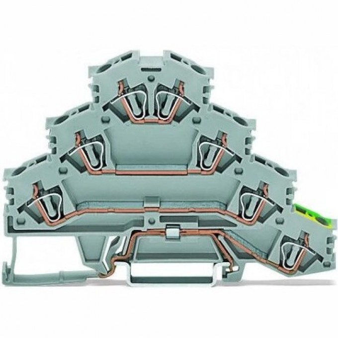 Четырехуровневые клеммы для подключения электродвигателей WAGO CAGE CLAMP® 2.5 мм 1132464