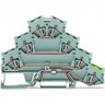 Четырехуровневые клеммы для подключения электродвигателей WAGO CAGE CLAMP® 2.5 мм 1132464