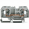 Клеммы проходные 2-проводные WAGO CAGE CLAMP® 10 мм для DIN-рейки синие 1132482