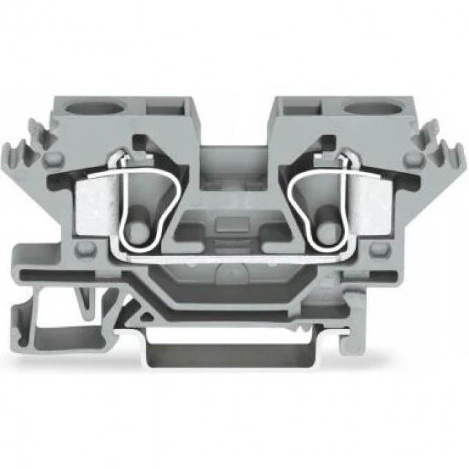 Проходные клеммы WAGO 2-проводные для DIN-рейки 35x15 и 35x7.5 CAGE CLAMP® 10 мм 1132496
