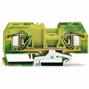 Клеммы с заземлением WAGO CAGE CLAMP® 16 мм 2-проводные для DIN-рейки 35x15 и 35x7.5 1132515 Клеммы с заземлением WAGO CAGE CLAMP® 16 мм 2-проводные для DIN-рейки 35x15 и 35x7.5 1132515