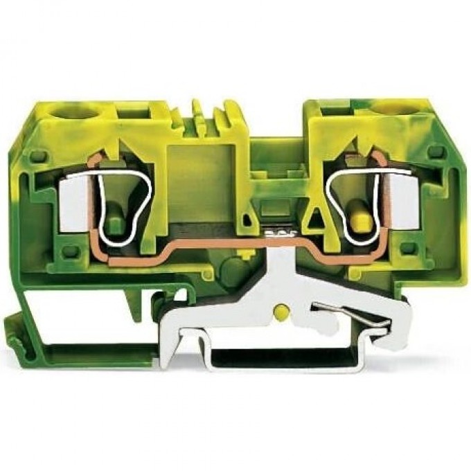 Клеммы с заземлением WAGO CAGE CLAMP® 10 мм для DIN-рейки Ex e II 1132582