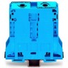 2-проводные проходные клеммы WAGO POWER CAGE CLAMP 95 мм для DIN-рейки синие 1132585