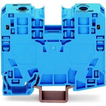 Клеммы проходные 2-проводные WAGO POWER CAGE CLAMP 35 мм боковые маркировочные на DIN-рейку 1132599 Клеммы проходные 2-проводные WAGO POWER CAGE CLAMP 35 мм боковые маркировочные на DIN-рейку 1132599