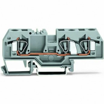Клеммы проходные 3-проводные WAGO CAGE CLAMP® для DIN-рейки 35 x 15 и 35 x 7,5, 6.00 мм 1132612 Клеммы проходные 3-проводные WAGO CAGE CLAMP® для DIN-рейки 35 x 15 и 35 x 7,5, 6.00 мм 1132612