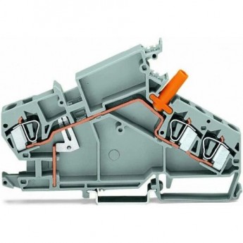 Клеммы проходные 3-проводные WAGO CAGE CLAMP® 6 мм с тестовым разъемом для цепей трансформаторов тока 1132624 Клеммы проходные 3-проводные WAGO CAGE CLAMP® 6 мм с тестовым разъемом для цепей трансформаторов тока 1132624