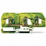 Клеммы заземления WAGO CAGE CLAMP® 3-проводные 16 мм для Ex e II на DIN-рейку 1132690