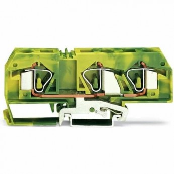 3-проводные клеммы с заземлением WAGO CAGE CLAMP® 16 мм для DIN-рейки 35x15 и 35x7.5 1132691 3-проводные клеммы с заземлением WAGO CAGE CLAMP® 16 мм для DIN-рейки 35x15 и 35x7.5 1132691