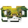 Клеммы с заземлением WAGO CAGE CLAMP® 16 мм, 2-проводные, для DIN-рейки 1132697