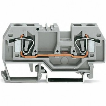 Клеммы проходные 2-проводные WAGO CAGE CLAMP® для DIN-рейки 35x15 и 35x7.5 мм, сечение 6.00 мм 1132713 Клеммы проходные 2-проводные WAGO CAGE CLAMP® для DIN-рейки 35x15 и 35x7.5 мм, сечение 6.00 мм 1132713