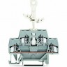 Двухуровневые клеммы для DIN-рейки WAGO CAGE CLAMP® 2.5 мм 1132822