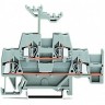 Двухуровневые проходные клеммы WAGO CAGE CLAMP® для DIN-рейки 2.5 мм 1132823