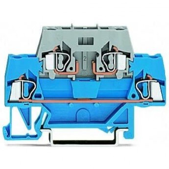 Двухуровневые клеммы для DIN-рейки WAGO CAGE CLAMP® 2.5 мм 1132827 Двухуровневые клеммы для DIN-рейки WAGO CAGE CLAMP® 2.5 мм 1132827