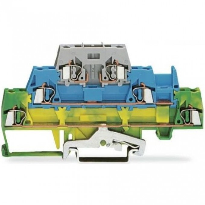 Трехуровневые клеммы WAGO CAGE CLAMP® для DIN-рейки 35x15 и 35x7.5, сечение 2.5 мм 1132829