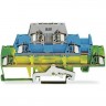 Трехуровневые клеммы WAGO CAGE CLAMP® для DIN-рейки 35x15 и 35x7.5, сечение 2.5 мм 1132829