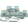 Двухуровневые проходные клеммы PE/L WAGO CAGE CLAMP® 1.5 мм для DIN-рейки 1132889