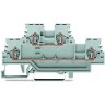 Двухуровневые проходные клеммы WAGO L/L для DIN-рейки 35x15 и 35x7.5 CAGE CLAMP 1.5 мм 1132898