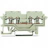 Клеммы проходные 4-проводные WAGO CAGE CLAMP® 1.5 мм для DIN-рейки Ex e II 1132941