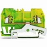 Клеммы с заземлением WAGO 2-проводные CAGE CLAMP® 1.5 мм для DIN-рейки Ex e II 1132945