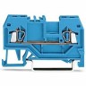 Клеммы проходные 2-проводные WAGO CAGE CLAMP® 1.5 мм для Ex i, синие 1132949