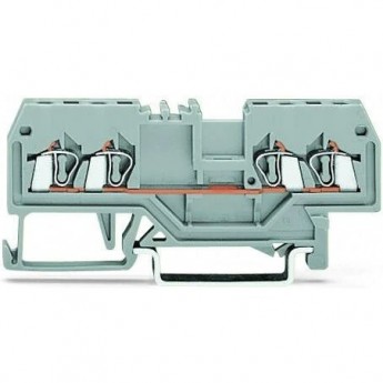 Клеммы проходные 4-проводные WAGO CAGE CLAMP® 1.5 мм для DIN-рейки 35x15 и 35x7.5 1132956 Клеммы проходные 4-проводные WAGO CAGE CLAMP® 1.5 мм для DIN-рейки 35x15 и 35x7.5 1132956