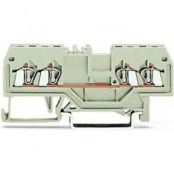 Клеммы проходные 4-проводные WAGO CAGE CLAMP® 1.5 мм для Ex e II 1132972 Клеммы проходные 4-проводные WAGO CAGE CLAMP® 1.5 мм для Ex e II 1132972