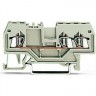 Клеммы проходные 3-проводные WAGO CAGE CLAMP® 1.5 мм для Ex e II на DIN-рейку 1132973