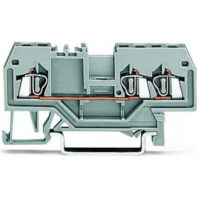 3-проводные проходные клеммы WAGO CAGE CLAMP® 1.5 мм для DIN-рейки 1132975