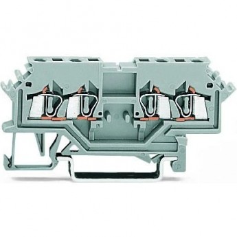 Двухпотенциальные клеммы WAGO CAGE CLAMP® 1.5 мм для DIN-рейки 35x15 и 35x7.5 1132981