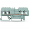 Клеммы проходные 4-проводные WAGO CAGE CLAMP® 1.5 мм для DIN-рейки 1132993