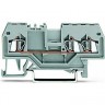 Клеммы проходные 3-проводные WAGO CAGE CLAMP® 1.5 мм для DIN-рейки 1133007